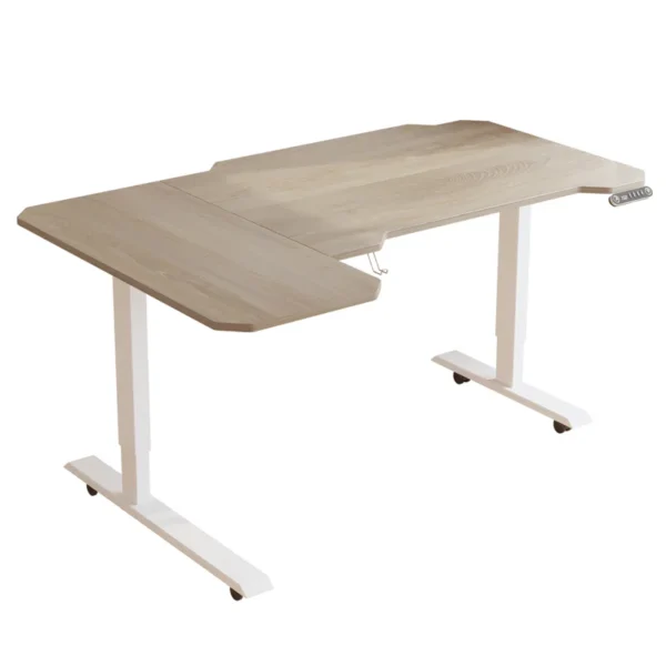 Daycia Height Adjustable L-Shape Standing Desk - Image 5