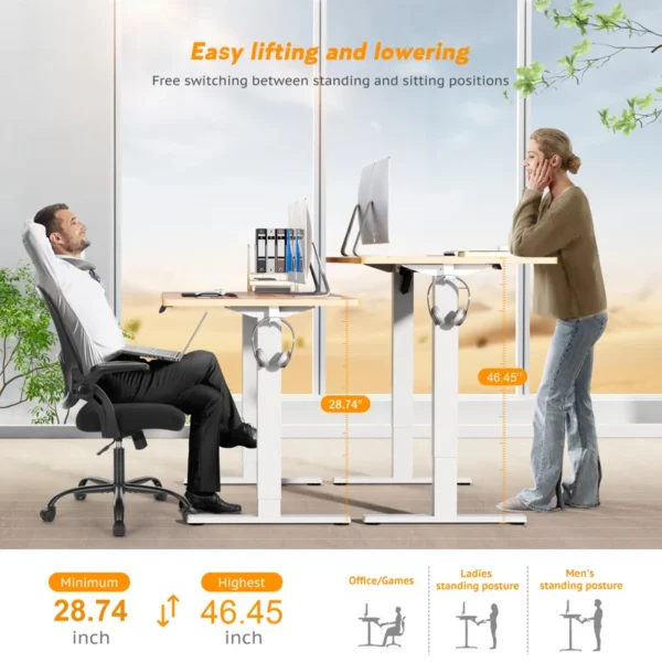 Koree Standing & Height-Adjustable Desk - Image 3